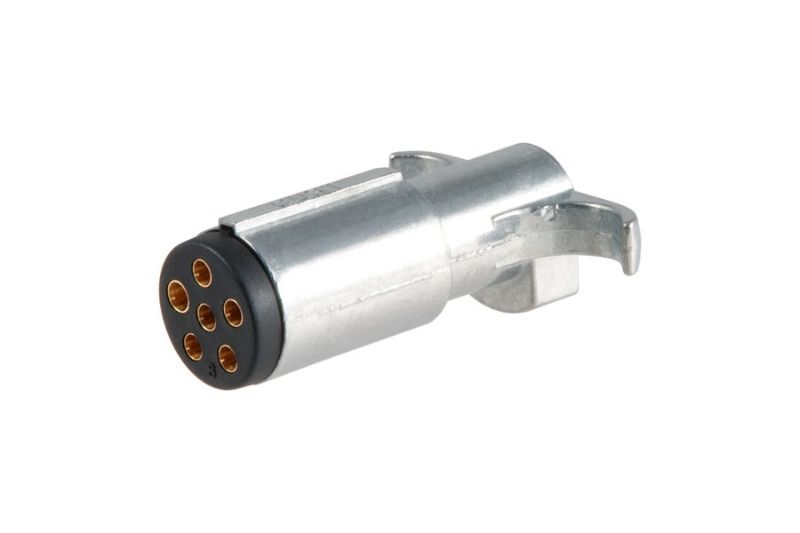 6-Way Round Connector Plug (Trailer Side, Packaged)