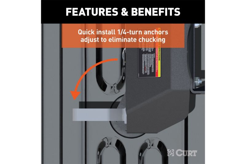 A20 5th Wheel Hitch, Select Ford F-250, F-350, F-450, 8 Bed Puck System