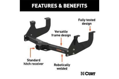 Class 3 Multi-Fit Trailer Hitch with 2" Receiver