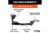Class 1 Trailer Hitch, 1-1/4" Ball Mount, Select Kia Forte