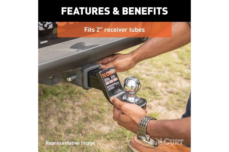 Class 4 Ball Mount (2" Shank, 12,000 lbs., 2" Drop, 9-3/8" Long)