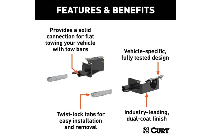 Custom Tow Bar Base Plate, Select Chevrolet Traverse