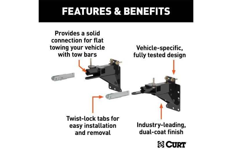Custom Tow Bar Base Plate, Select Jeep Cherokee