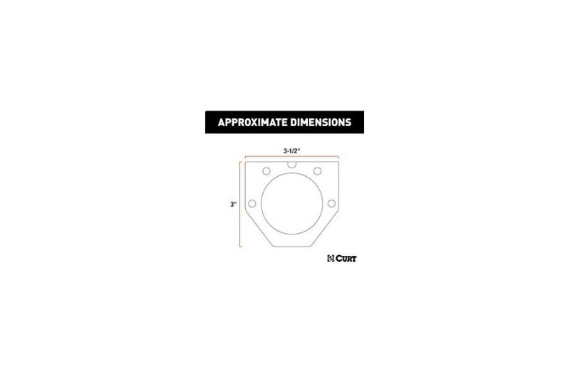 Connector Mounting Bracket for 7-Way Round