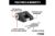 Coupler Lock (1/4" Pin, 3/4" Latch Span, Padlock, Black)