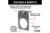 Connector Mounting Bracket for 7-Way RV Blade (Black, Packaged)