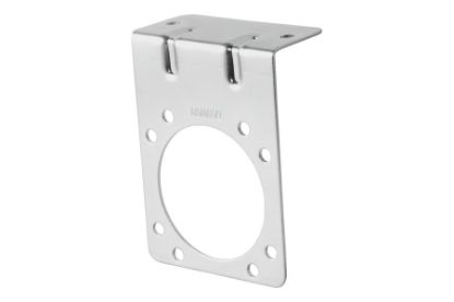 Connector Mounting Bracket for 7-Way RV Blade (Zinc, Packaged)