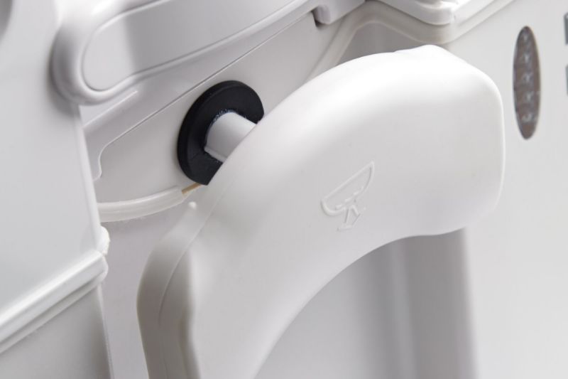 Dometic 974 Portable Toilet - 2.6 Gallon with Mounting Brackets