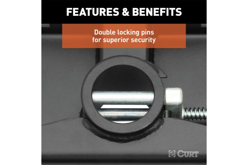 Double Lock EZr Gooseneck Hitch Kit with Brackets, Select Silverado, Sierra HD