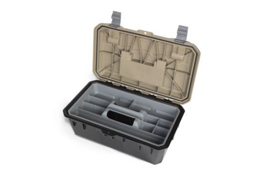 DECKED Crossbox - Drawer Tool Box - Desert Tan Lid