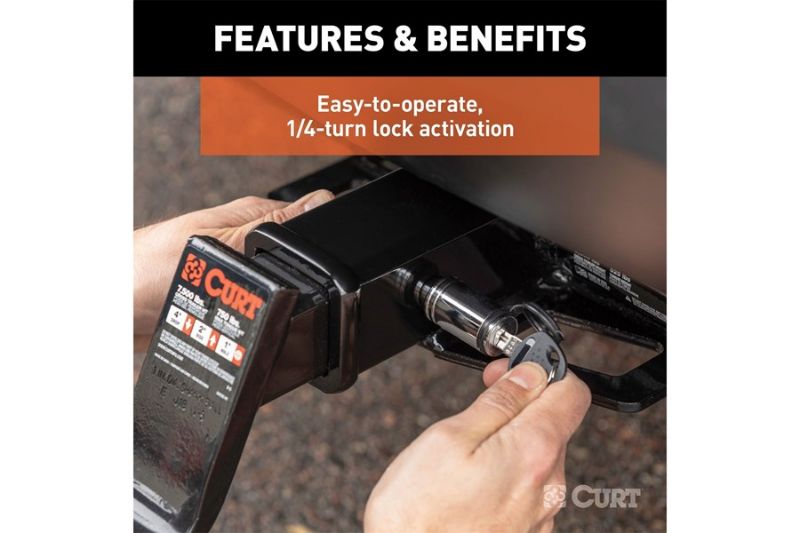 Hitch & Coupler Lock Set (2" Receiver, 7/8" Latch)