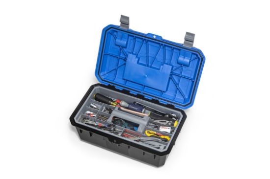 DECKED Crossbox - Drawer Tool Box - Blue Lid