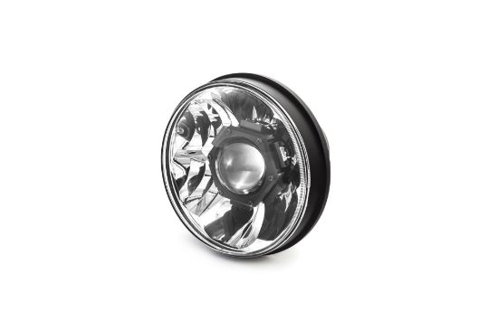 KC HiLiTES 7 Inch Gravity LED Pro - Single Headlight - SAE, ECE - 40W Driving Beam - Universal, 07-18 Jeep JK