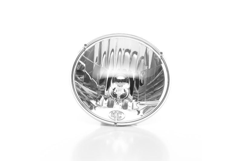 KC HiLiTES 7 Inch Headlight - H4 Halogen - 2-Lights - 55W, 60W DOT Headlight - for 07-18 Jeep JK