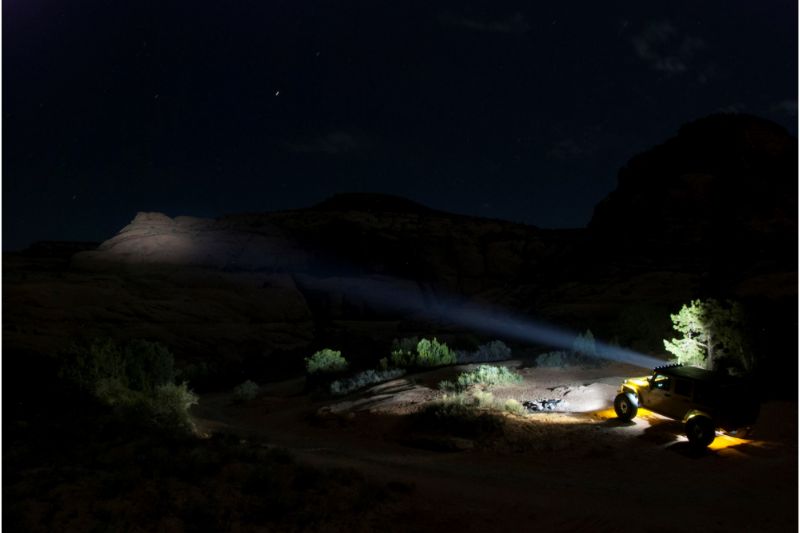 KC HiLiTES 50 Inch Pro6 Gravity LED - 8-Light - Light Bar System - 160W Combo Beam - for 18-23 Jeep JL, JT