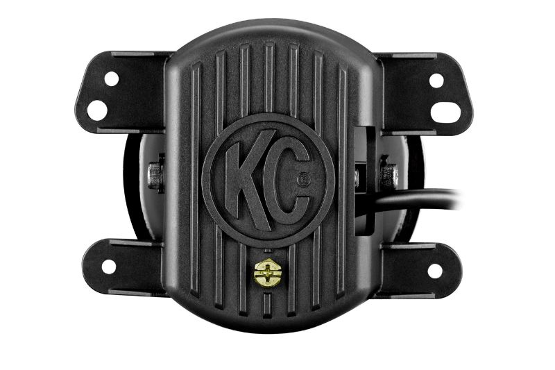 KC HiLiTES 4 Inch Gravity LED G4 - Single Light - SAE, ECE - 10W Fog Beam - for 07-09 Jeep JK