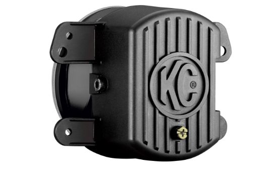 KC HiLiTES 4 Inch Gravity LED G4 - Single Light - SAE, ECE - 10W Fog Beam - for 07-09 Jeep JK