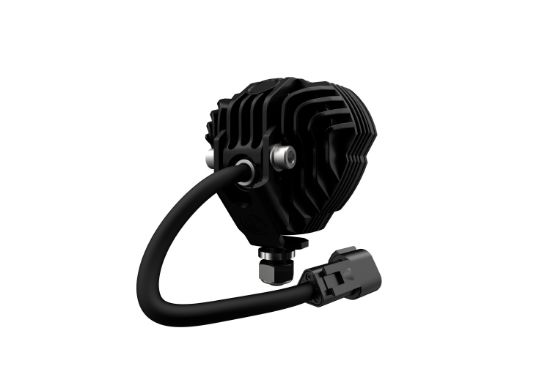 KC HiLiTES FLEX ERA 3 - 2-Light System - Pillar Mount - 40W Spot Beam - for 18-23 Jeep JL, JT, 4xe