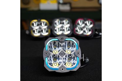 KC HiLiTES FLEX ERA 4 - 1-Bezel Ring - ED Coated - Blue