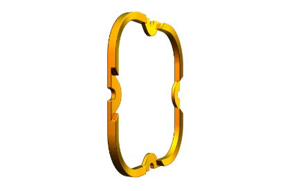 KC HiLiTES FLEX ERA 4 - 1-Bezel Ring - ED Coated - Gold