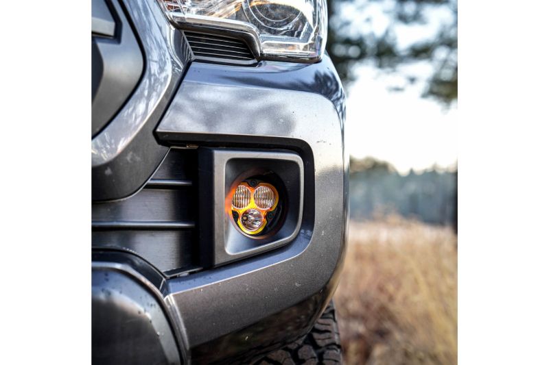 KC HiLiTES Bracket Set - Fog Pocket Kit for FLEX ERA 3 - Brackets and Bezels - For Toyota Vehicles (pr)