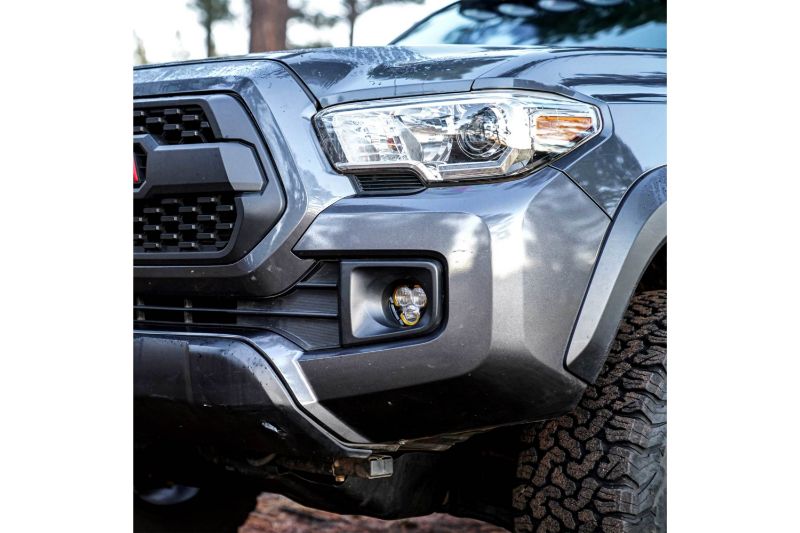 KC HiLiTES Bracket Set - Fog Pocket Kit for FLEX ERA 3 - Brackets and Bezels - For Toyota Vehicles (pr)