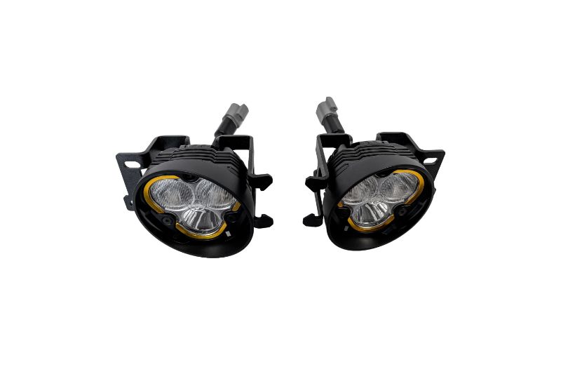 KC HiLiTES Bracket Set - Fog Pocket Kit for FLEX ERA 3 - Brackets and Bezels - For Toyota Vehicles (pr)