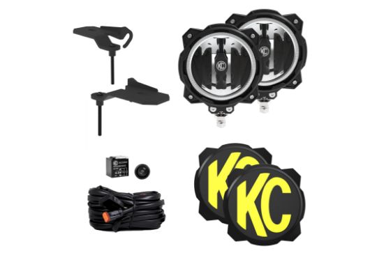 KC HiLiTES Gravity LED PRO6 Wide-40 - 2-Light System - Ditch Light Kit - for Jeep 392 Mojave