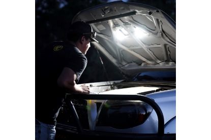 KC HiLiTES Cyclone V2 LED - 2-Light Universal Under Hood Lighting System - 5W Flood Beam