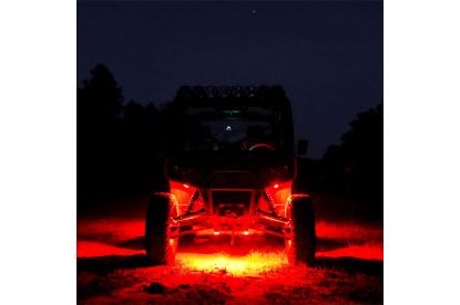 KC HiLiTES Cyclone V2 LED - Replacement Lens - Red - Single