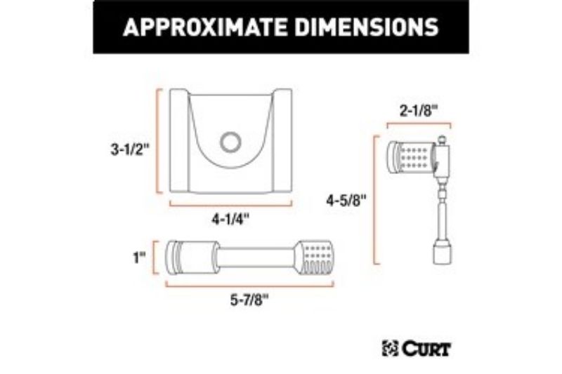 Hitch Lock Set (2" Receiver, 1/2" to 2-1/2" Latch, Most 1-7/8" & 2" Lip)