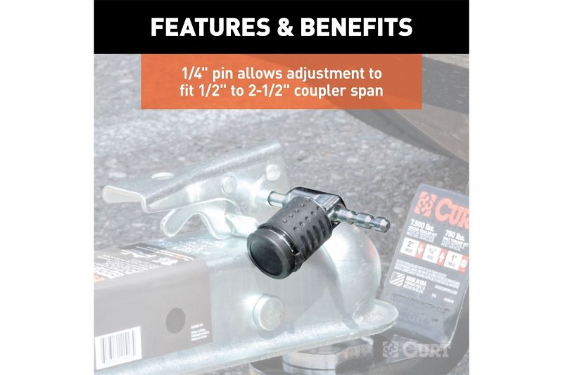 Hitch Lock Set (2" Receiver, 1/2" to 2-1/2" Latch, Most 1-7/8" & 2" Lip)