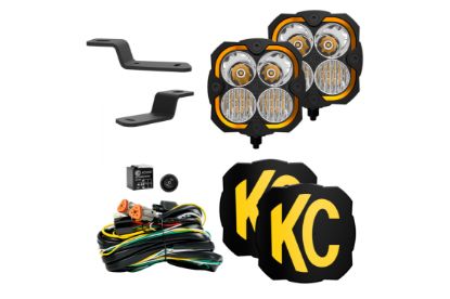 KC HiLiTES FLEX ERA 4 - 2-Light System - Ditch Light Kits - Combo Beam - for 21 Ford Bronco