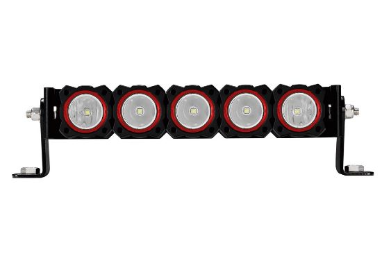 KC HiLiTES KC FLEX LED 5-Bezel Rings - ED Coated - Red