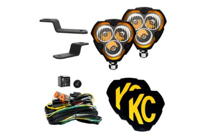 KC HiLiTES FLEX ERA 3 - 2-Light System - Ditch Light Kits - Combo Beam - for 21 Ford Bronco