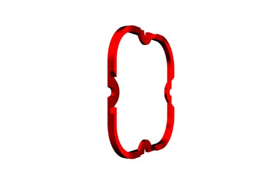 KC HiLiTES FLEX ERA 4 - 1-Bezel Ring - ED Coated - Red