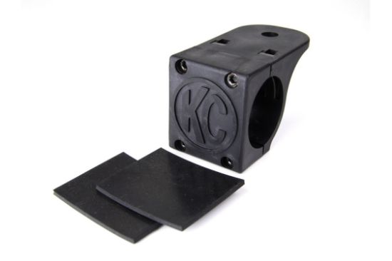 KC HiLiTES Bracket Set - Tube Clamp Light Mount - Rubber Adjustment Shims - 1.75 Inch - 2.0 Inch