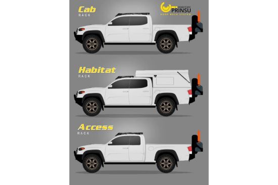 Prinsu 2nd-3rd Gen Toyota Tacoma Cab Rack Standard