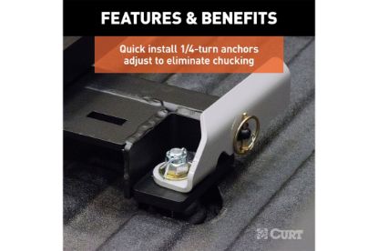 Puck System 5th Wheel Roller Adapter, 20K, Select Silverado, Sierra, 6.5 Bed