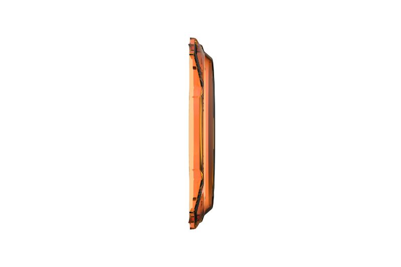 KC HiLiTES 6 Inch Pro6 Gravity LED - Light Shield - Amber