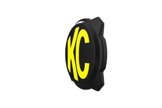 KC HiLiTES 6 Inch Pro6 Gravity Light Cover - Black, Yellow KC Logo
