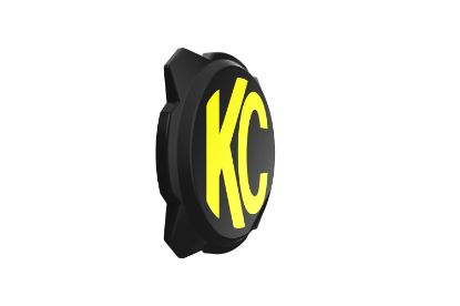 KC HiLiTES 6 Inch Pro6 Gravity Light Cover - Black, Yellow KC Logo