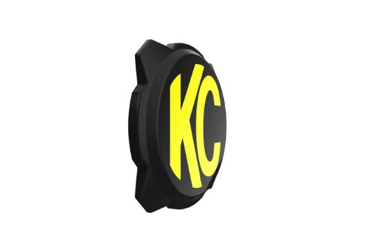 KC HiLiTES 6 Inch Pro6 Gravity Light Cover - Black, Yellow KC Logo