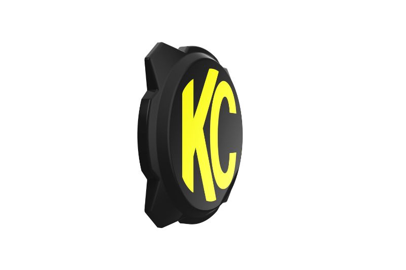 KC HiLiTES 6 Inch Pro6 Gravity Light Cover - Black, Yellow KC Logo