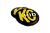 KC HiLiTES 8 Inch Light Cover - Soft Vinyl - Pair - Black with Yellow KC HID Logo