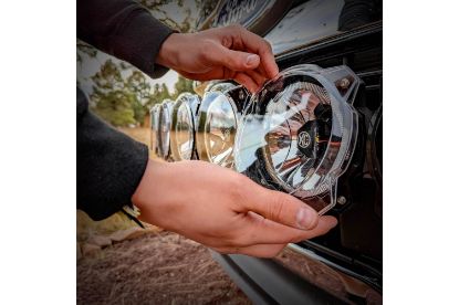 KC HiLiTES 6 Inch Pro6 Gravity LED - Light Shield - Clear