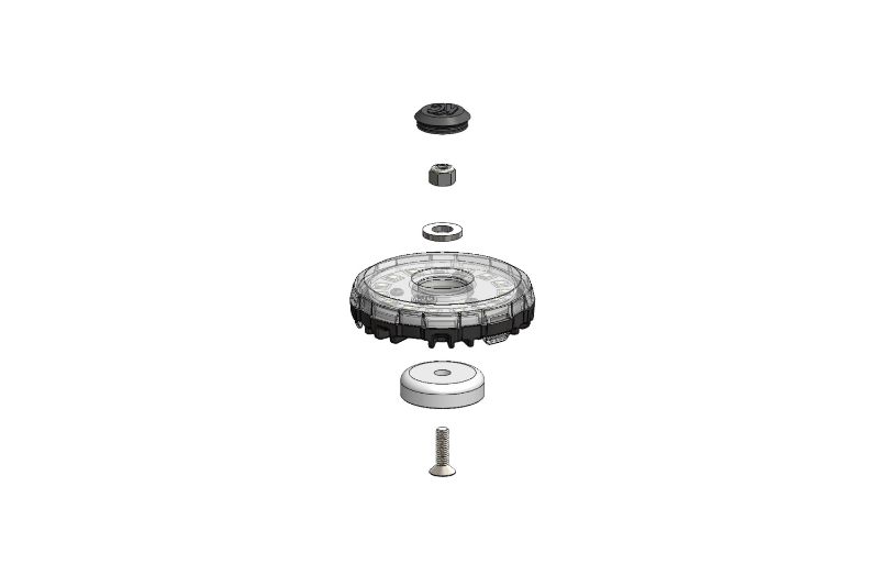 KC HiLiTES Magnet Mount Kit for Cyclone LED V2 Lights - 6 Pack