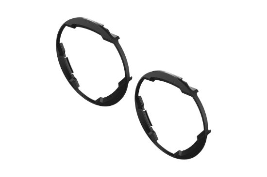 KC HiLiTES Round Universal Shrouds for FLEX ERA 3 Lights - Pair