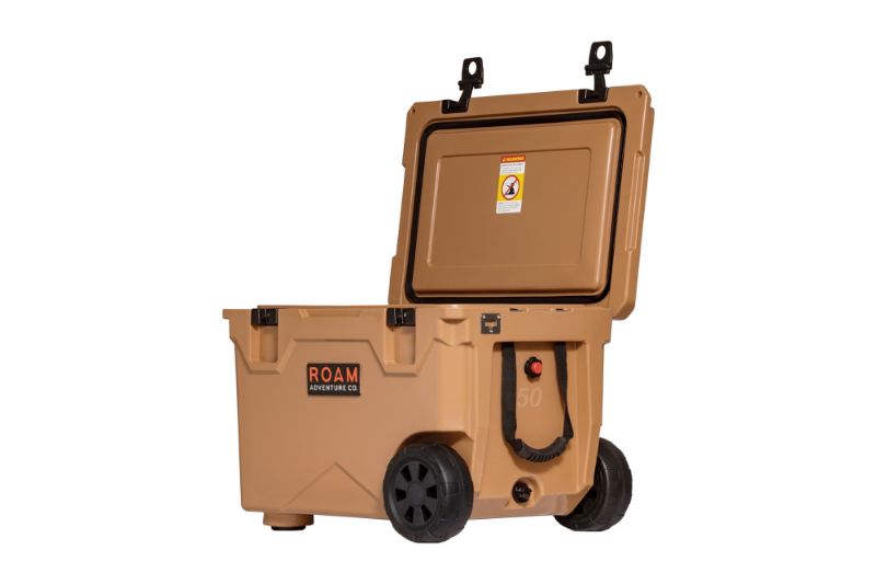 ROAM Rolling Rugged Cooler - 50QT - Desert Tan