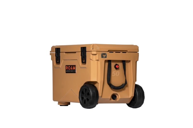 ROAM Rolling Rugged Cooler - 50QT - Desert Tan